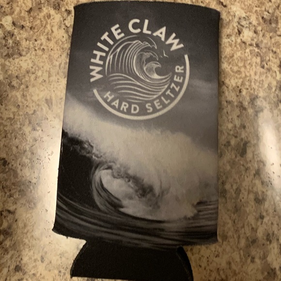 white claw can koozie
